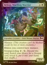 [FOIL] イボイノシシの猛者、ビーバップ/Bebop, Warthog Warrior 【英語版】 [TMT-黒C]