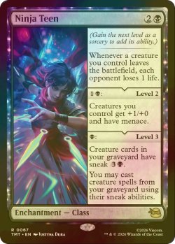 画像1: [FOIL] 若き忍び/Ninja Teen 【英語版】 [TMT-黒R]