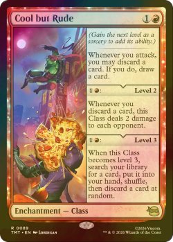 画像1: [FOIL] 華麗だが無礼者/Cool but Rude 【英語版】 [TMT-赤R]