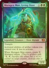[FOIL] 生けるスライム、ミュータンジェンマン/Mutagen Man, Living Ooze 【英語版】 [TMT-緑R]