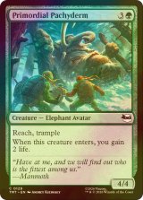 [FOIL] 太古の巨大生物/Primordial Pachyderm 【英語版】 [TMT-緑C]