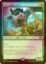 [FOIL] 次元を超越したウシ/Transdimensional Bovine 【日本語版】 [TMT-緑R]