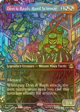 [FOIL] ハードサイエンス、ドニーとラフ/Don & Raph, Hard Science (全面アート版) 【英語版】 [TMT-金R]