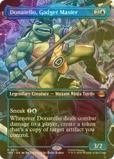 [FOIL] ガジェットマスター、ドナテロ/Donatello, Gadget Master (全面アート版) 【英語版】 [TMT-青R]