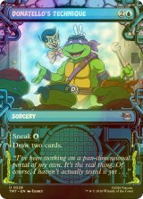 [FOIL] ドナテロの奥義/Donatello's Technique (ショーケース版) 【英語版】 [TMT-青U]