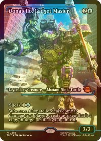 [FOIL] ガジェットマスター、ドナテロ/Donatello, Gadget Master (ジャパン・ショーケース版) 【英語版】 [TMT-青MR]