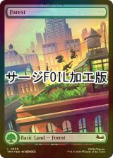 [FOIL] 森/Forest No.309 (全面アート版・サージ仕様) 【英語版】 [TMT-土地C]