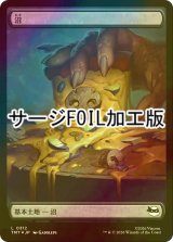 [FOIL] 沼/Swamp No.312 (全面アート版・サージ仕様) 【日本語版】 [TMT-土地C]