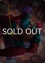 タフなタートル、ラファエロ/Raphael, Tough Turtle No.009 (箔押し版) 【英語版】 [TMT-アート]