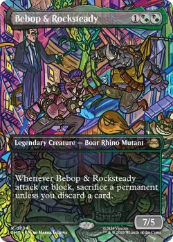 画像1: ビーバップとロックステディ/Bebop & Rocksteady (全面アート版) 【英語版】 [TMT-金R]