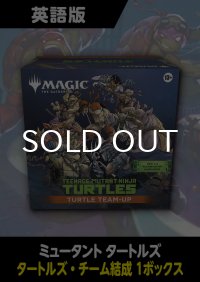 ミュータント タートルズ 英語版 TURTLE TEAM-UP 1BOX《訳あり未開封》 シュリンク破れ有