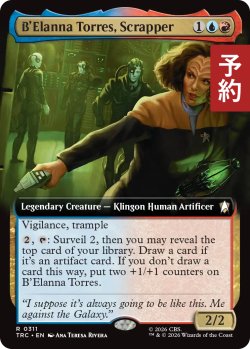 画像1: スクラップ屋、ベラナ・トレス/B'Elanna Torres, Scrapper (拡張アート版) 【英語版】 [TRC-金R] (予約J)
