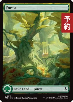 画像1: 森/Forest No.311 (全面アート版) 【英語版】 [TRK-土地C] (予約J)