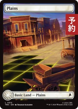 画像1: 平地/Plains No.312 (全面アート版) 【英語版】 [TRK-土地C] (予約J)