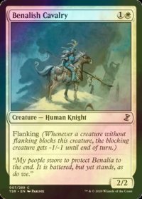 [FOIL] ベナリアの騎兵/Benalish Cavalry 【英語版】 [TSR-白C]