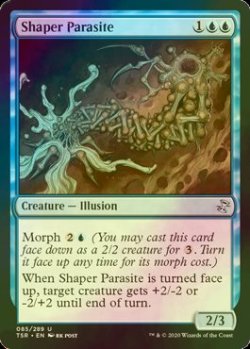 画像1: [FOIL] 模る寄生/Shaper Parasite 【英語版】 [TSR-青U]