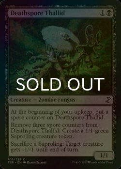 画像1: [FOIL] 死胞子のサリッド/Deathspore Thallid 【英語版】 [TSR-黒C]