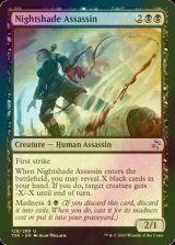 [FOIL] ベラドンナの暗殺者/Nightshade Assassin 【英語版】 [TSR-黒U]