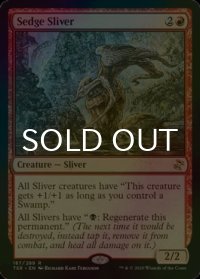 [FOIL] 菅草スリヴァー/Sedge Sliver 【英語版】 [TSR-赤R]