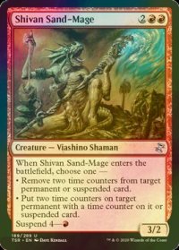 [FOIL] シヴ山の砂魔道士/Shivan Sand-Mage 【英語版】 [TSR-赤U]
