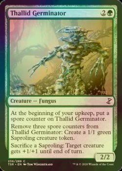 画像1: [FOIL] サリッドの発芽者/Thallid Germinator 【英語版】 [TSR-緑C]