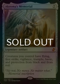 [FOIL] アクローマの記念碑/Akroma's Memorial 【英語版】 [TSR-灰MR]