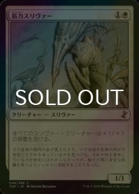 [FOIL] 筋力スリヴァー/Sinew Sliver 【日本語版】 [TSR-白C]