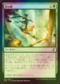 画像1: [FOIL] 秋の際/Edge of Autumn 【日本語版】 [TSR-緑C]