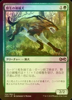 画像1: [FOIL] 野生の雑種犬/Wild Mongrel 【日本語版】 [UMA-緑C]