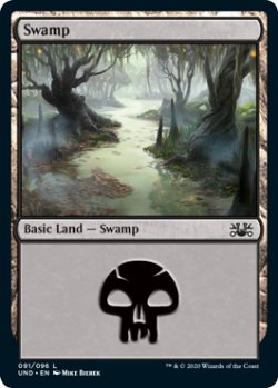 画像1: Swamp No.91 【英語版】 [UND-土地C]
