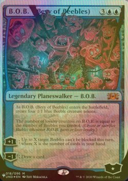 画像1: [FOIL] B.O.B. (Bevy of Beebles) 【英語版】 [UND-青List]