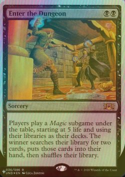 画像1: [FOIL] Enter the Dungeon 【英語版】 [UND-黒List]