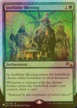 画像1: [FOIL] Ineffable Blessing 《C》 【英語版】 [UST-緑List]