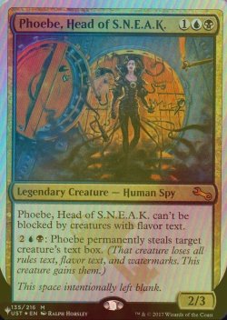 画像1: [FOIL] Phoebe, Head of S.N.E.A.K. 【英語版】 [UST-金List]