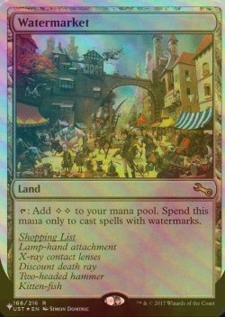 画像1: [FOIL] Watermarket 【英語版】 [UST-土地List]