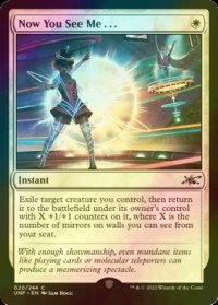 [FOIL] Now You See Me . . . 【英語版】 [UNF-白C]