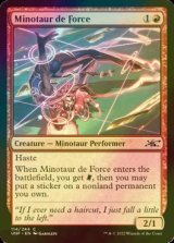 [FOIL] Minotaur de Force 【英語版】 [UNF-赤C]