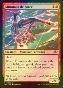 画像1: [FOIL] Minotaur de Force 【英語版】 [UNF-赤C]