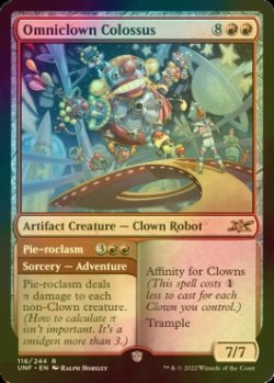 画像1: [FOIL] Omniclown Colossus 【英語版】 [UNF-赤R]