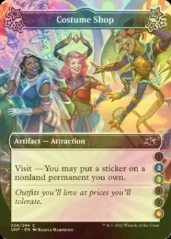 画像1: [FOIL] Costume Shop ●(2)(3)●●(6) 【英語版】 [UNF-アトラクションC]