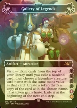 画像1: [FOIL] Gallery of Legends ●●●●(5)(6) 【英語版】 [UNF-アトラクションR]