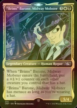 画像1: [FOIL] "Brims" Barone, Midway Mobster (ショーケース版) 【英語版】 [UNF-金U]