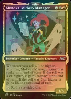 画像1: [FOIL] Monoxa, Midway Manager (ショーケース版) 【英語版】 [UNF-金U]