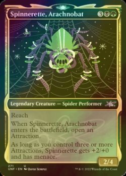 画像1: [FOIL] Spinnerette, Arachnobat (ショーケース版) 【英語版】 [UNF-金U]