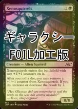 [FOIL] Xenosquirrels (ギャラクシー仕様) 【英語版】 [UNF-黒C]