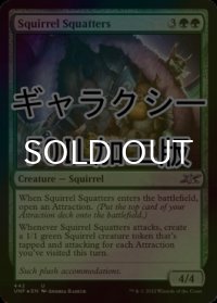 [FOIL] Squirrel Squatters (ギャラクシー仕様) 【英語版】 [UNF-緑U]