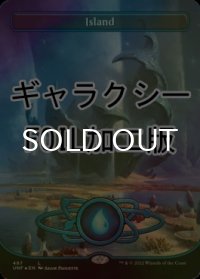 [FOIL] 島/Island No.487 (ギャラクシー仕様) 【英語版】 [UNF-土地C]