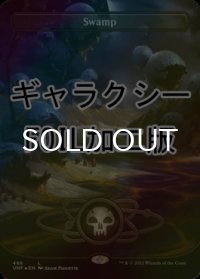 [FOIL] 沼/Swamp No.488 (全面アート版・ギャラクシー仕様) 【英語版】 [UNF-土地C]