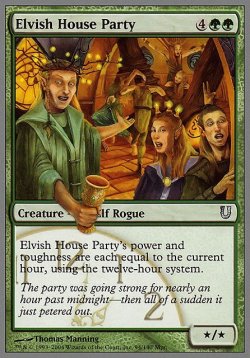 画像1: エルフのハウスパーティー/Elvish House Party 【英語版】 [UNH-緑U]