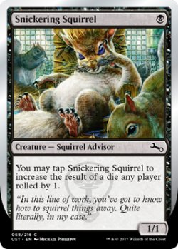 画像1: Snickering Squirrel 【英語版】 [UST-黒C]